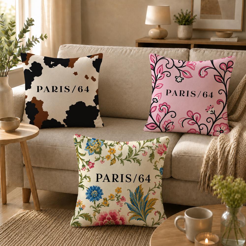 Brand 664 Paris Cushion Cover Shortplush Cushion Coverbreathableskinfriendlywashableroom Sofa Decor Gift