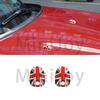 Union Jack Car Wiper Water Spray Nozzle Covers For MINI Cooper S One Countryman Clubman F54 F55 F57 F56 F60 Auto-Accessories