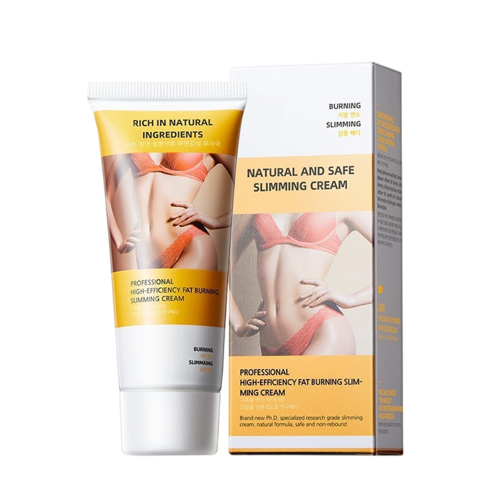 

Крем для похудения живота 60 г, Мощный уходовый крем с натуральными экстрактами, Быстро впитывается, Подтягивает бедра, ягодицы, талию, Для мужчин и женщин. One Size белый