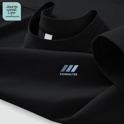 JEANSWEST LIFE Men's Cotton Loose Fit Short Sleeve T-Shirt