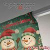 2pcs,Curtains Cute Snowman Christmas Holiday_c (2) Popular Curtain Fabric Versatile Fabric Curtains Room Decor Use for Bedroom,