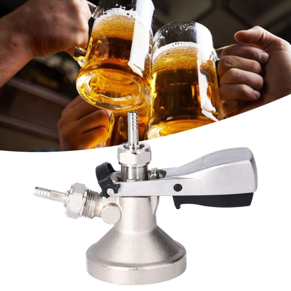 7 piece G5/8 G Type Beer Keg Coupler Stainless Steel Safety Pressure Relief Valve Draft Beer Dispenser Homebrew Keg Tap