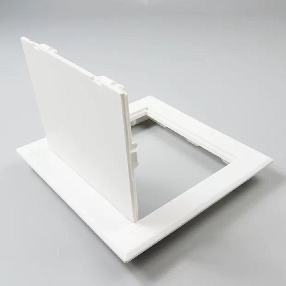 White Opening Flap Cover Plate Plastic Inspection Hole Mew Access Hatch Cover  Doors Wall Ceiling