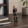 Collectible Resin Figure Compact 1/24 Scale Girl Miniature Figurine Giftable