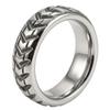 Stainless Steel Penis Cock Ring Man Metal Delay Ejaculation Penis Ring Ball Stretcher Erection Male Sex Toy