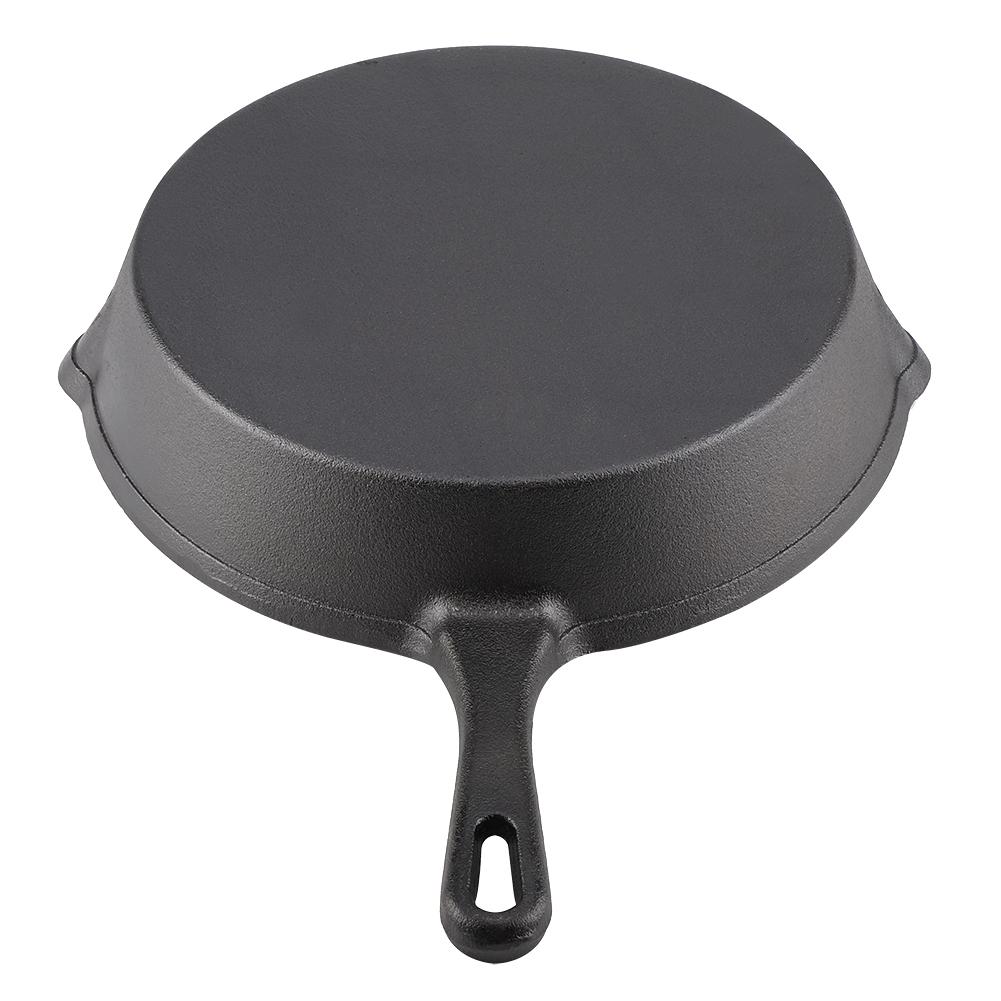 Cast Iron Frying Pan, Diameter 27 Cm, Cast Iron Frying Pan, Iron Frying Pan, Cast Iron Frying Pan, Grill Pan for Stove, Oven, Grill, Induction Cooker,