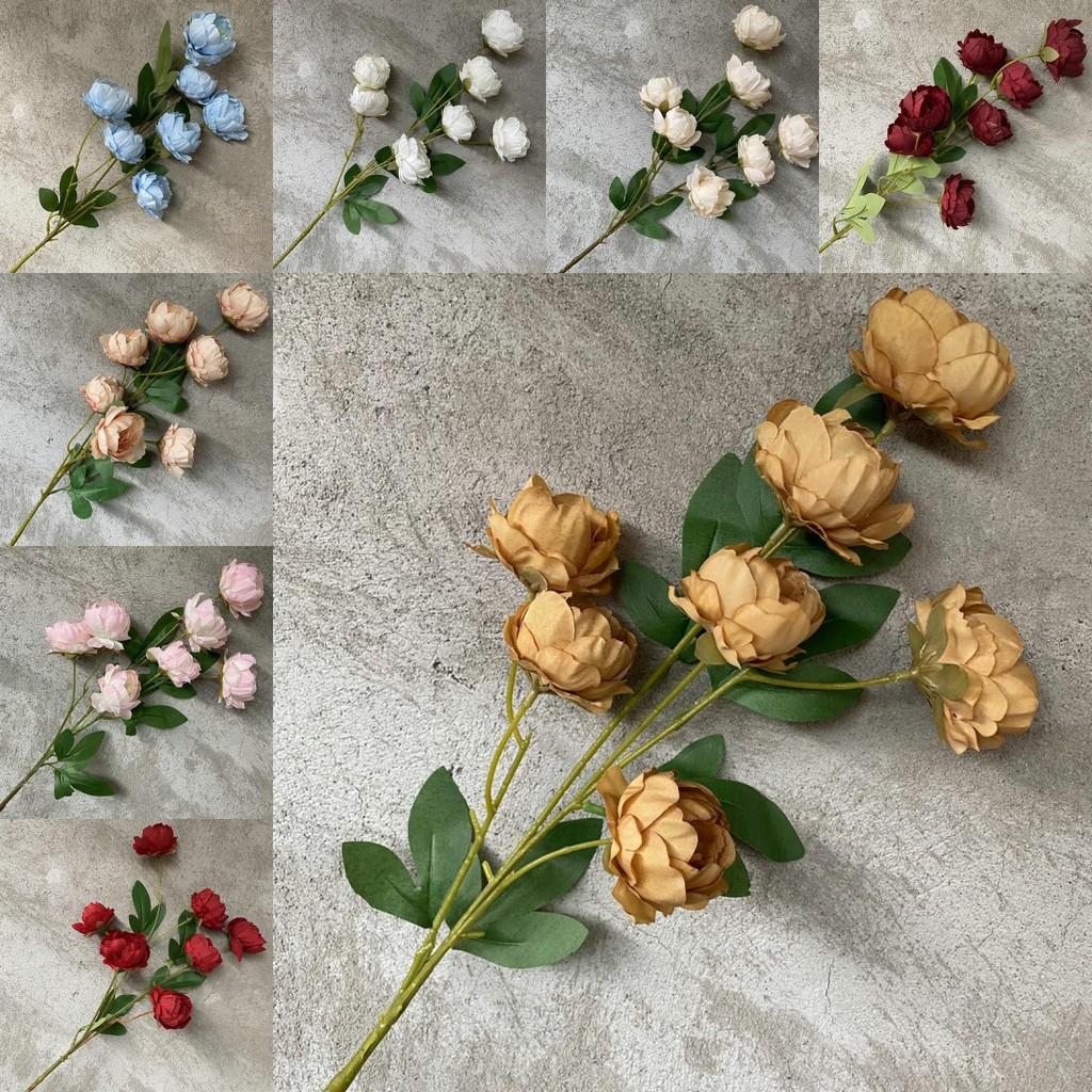 Artificial Peony Flowers Stems For Wedding Party Home Hotel Photography Props