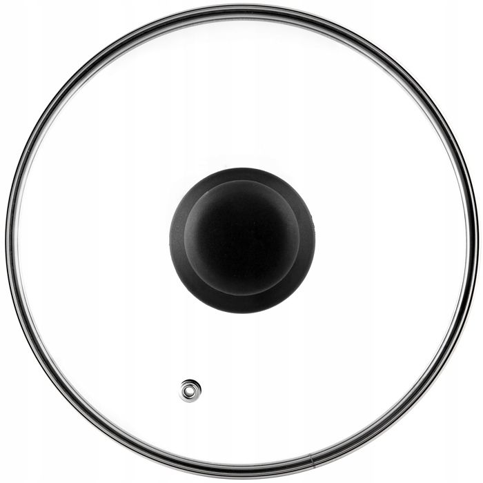 Couvercle en verre - kadax - 28 cm - résistant à la chaleur - poignée en plastique - écologique