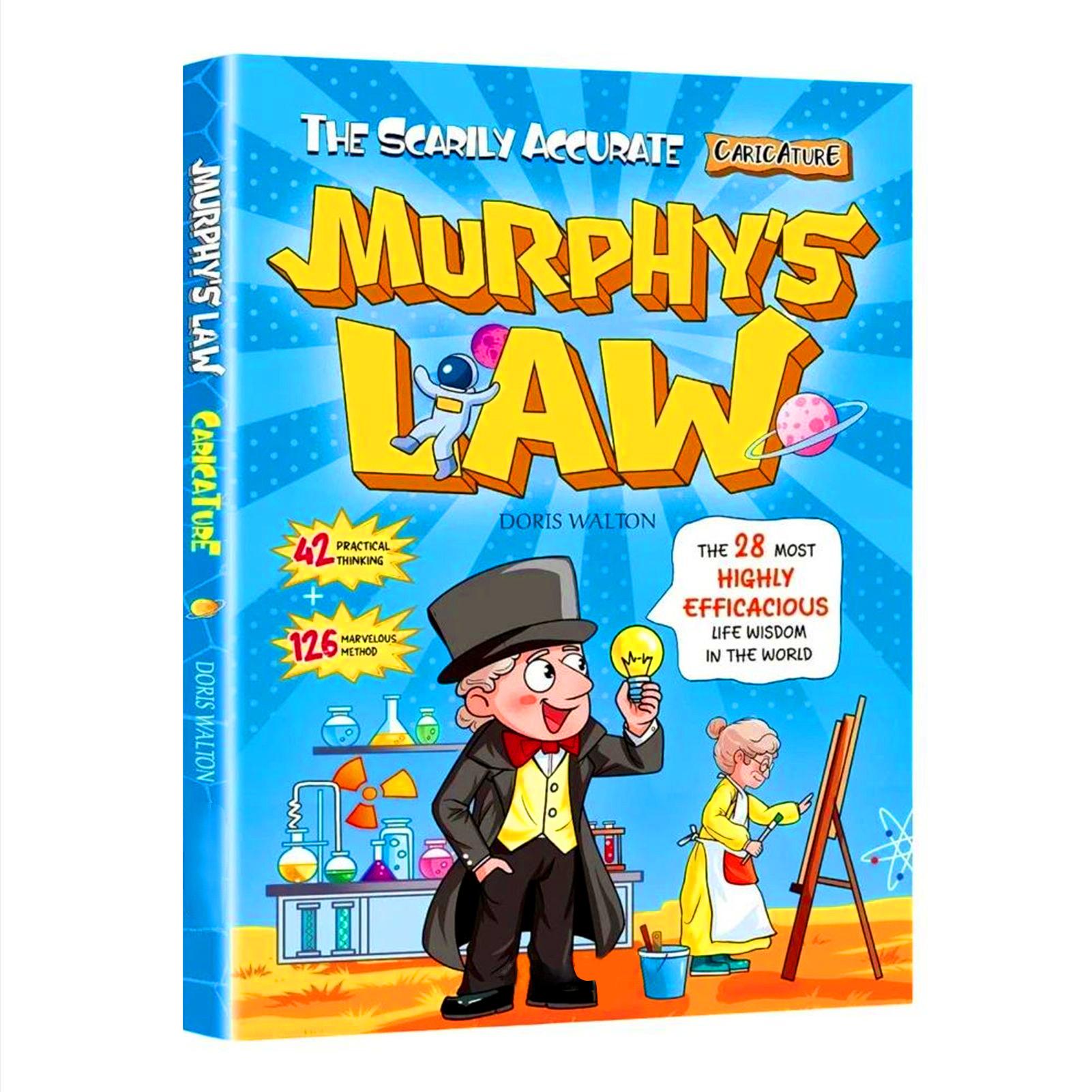 Murphy‘s Law Comic Book For Kids,A Graphic Novel Explaining Life Principles for Children 8-12 Years,Fun Science Picture Books 1 book
