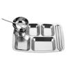 304 Stainless Steel Compartmented Meal Tray