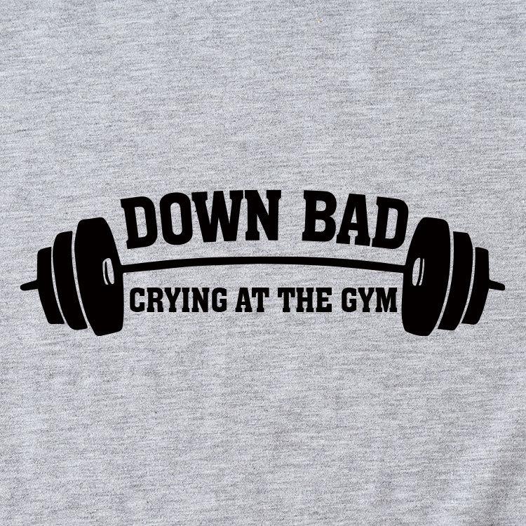 Down bad crying at the new short-sleeved women's fashion T-shirt