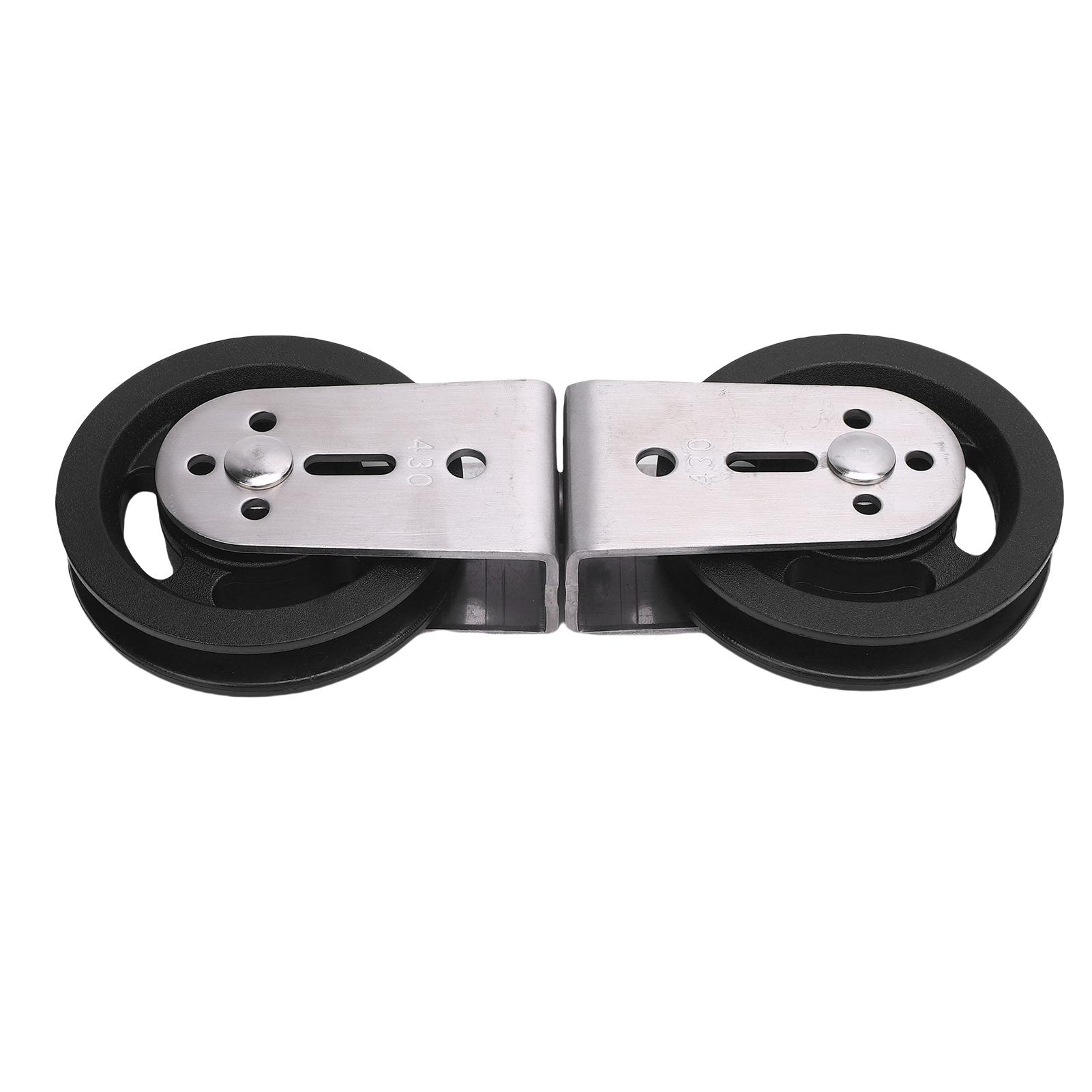

Cable Machine Rotating Dual Pulleys Rotatable Wheel for Cable Machine Weight Lifting Home Gym