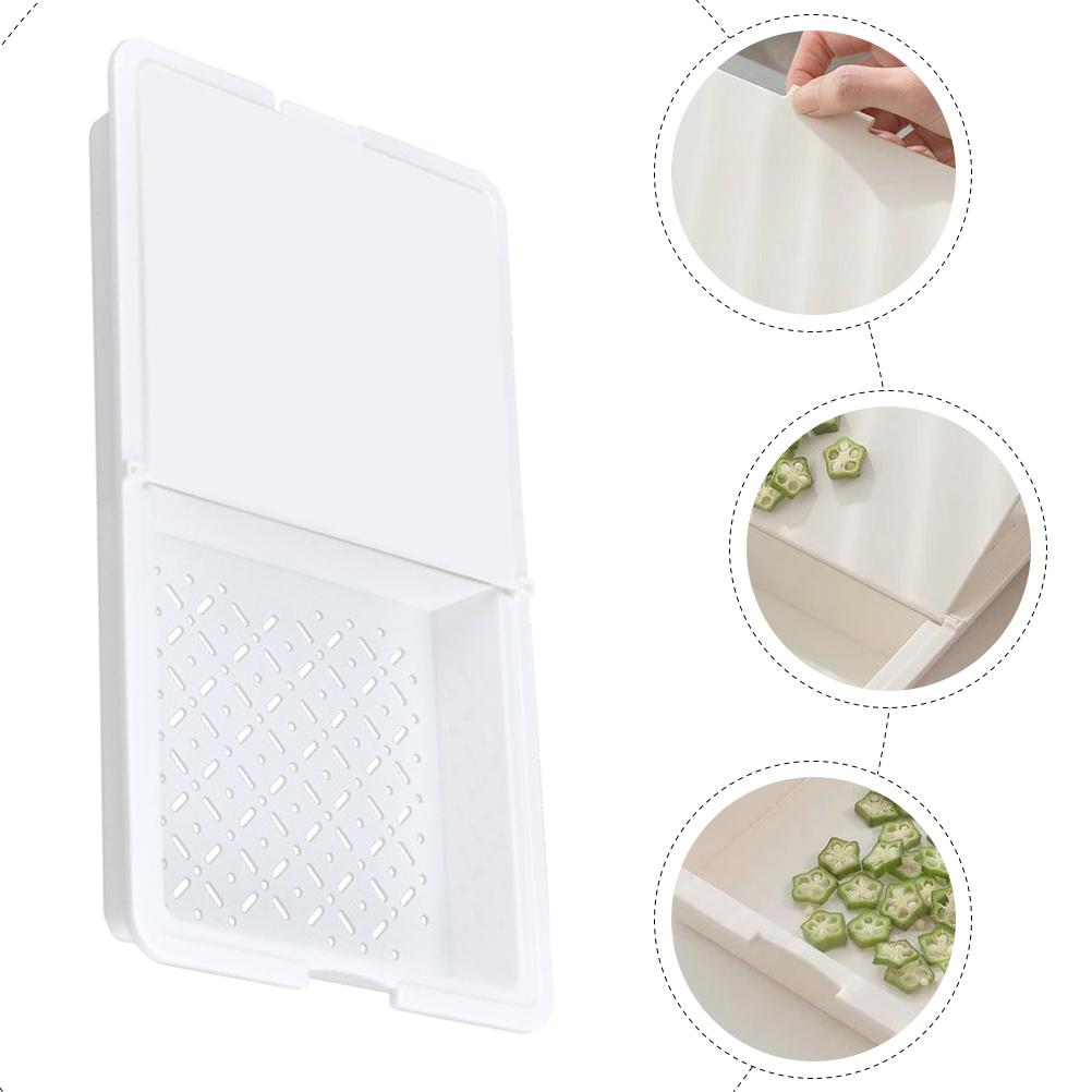 Multifunctional Cutting Board Multi-function Reusable Chopping Kitchen with Container Plastic Tabletop Professional