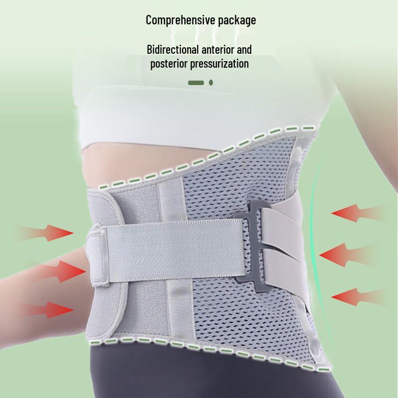 Breathable Lumbar Support Belt with Steel Plate