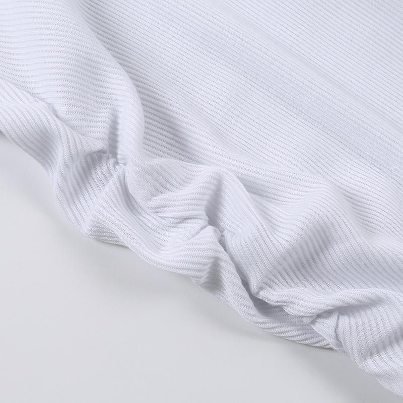 Knitted Dress Sexy Short Sleeve Summer Casual Stretchy Elastic Elegant V-Neck Women Solid Dresses