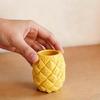 Elegant Pineapple Styles Multifunctional Desktop Accessory Pineapple Shape Decoration Pen Holder Makeup Brush Organizers
