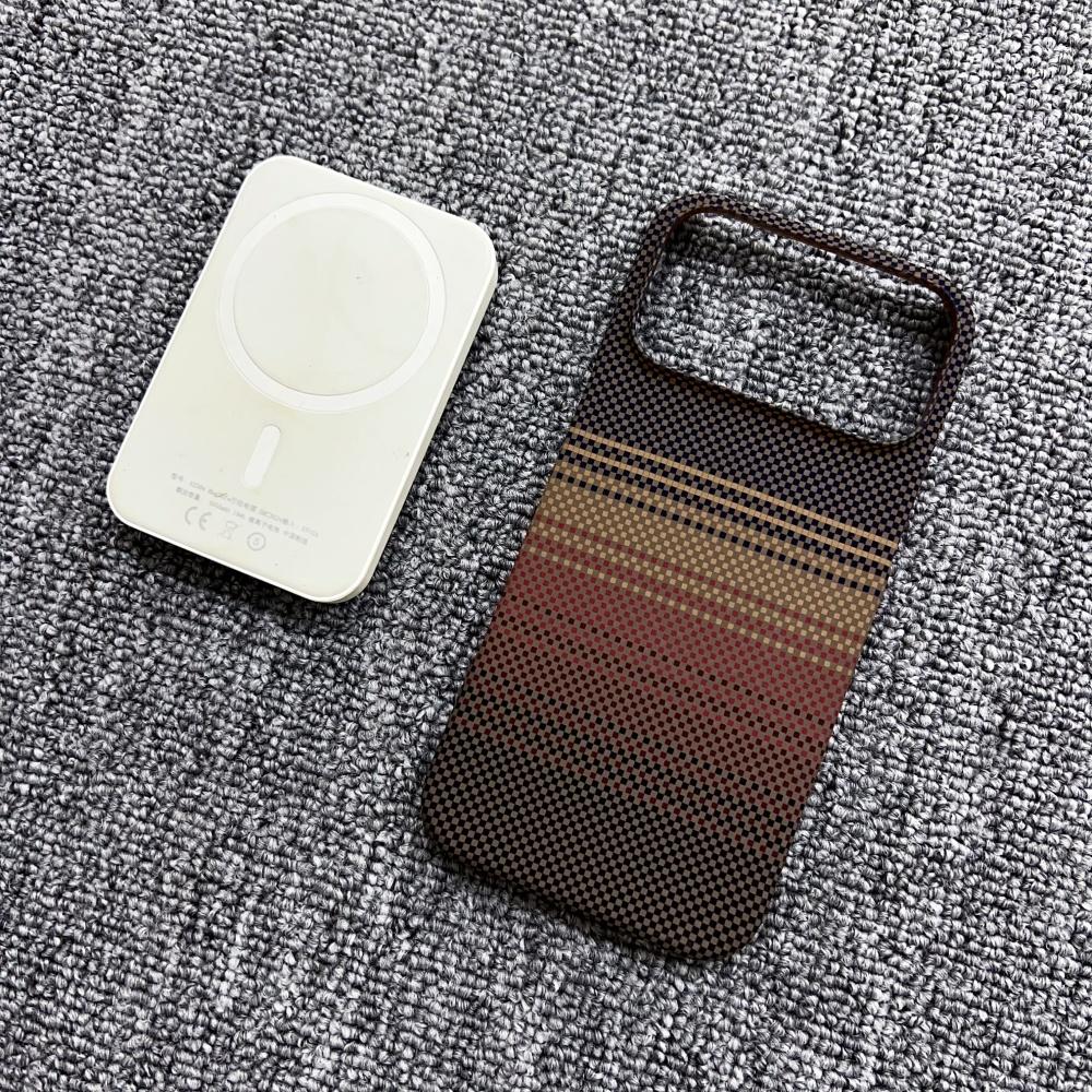 Ultra Slim Rugged Carbon Fibre Magnetic Case For iPhone 17 Air 16 15 14 13 12 Pro Max Plus Frameless Thin for Magsafe PC Cover
