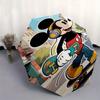 Mickey Mouse, Skateboarding Automatic Opening and Closing Umbrella, Compact Travel Umbrella, Lightweight and Portable, Suitable for Beach Co