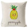 Summer Fruit Polo New Nordic Simple Throw Pillow Cover Linen Cushion Cover Pillow Cover