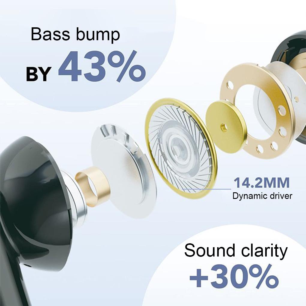 Bluetooth Earphone With LED Display And 48-Hour Playback Time Wireless Bluetooth Headset