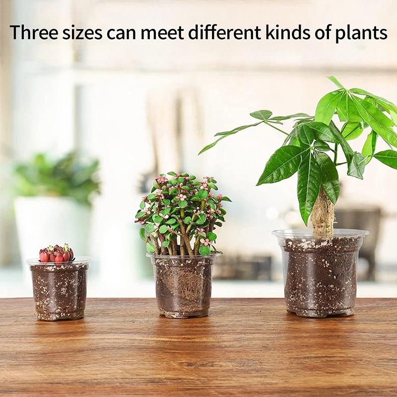 Transparent Flower Pot Seedling Cups Seed Growing Flowerpot Nursery Pot Garden Supplies Nursery Flowerpot