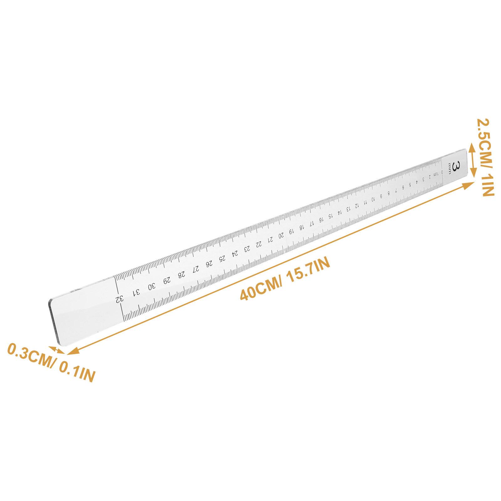 

1 Pair Acrylic Dough Thickness Ruler Baking Rolling Pin Guide Stick Measuring Biscuit Leveling Dough Tool Biscuit Leveling Ruler