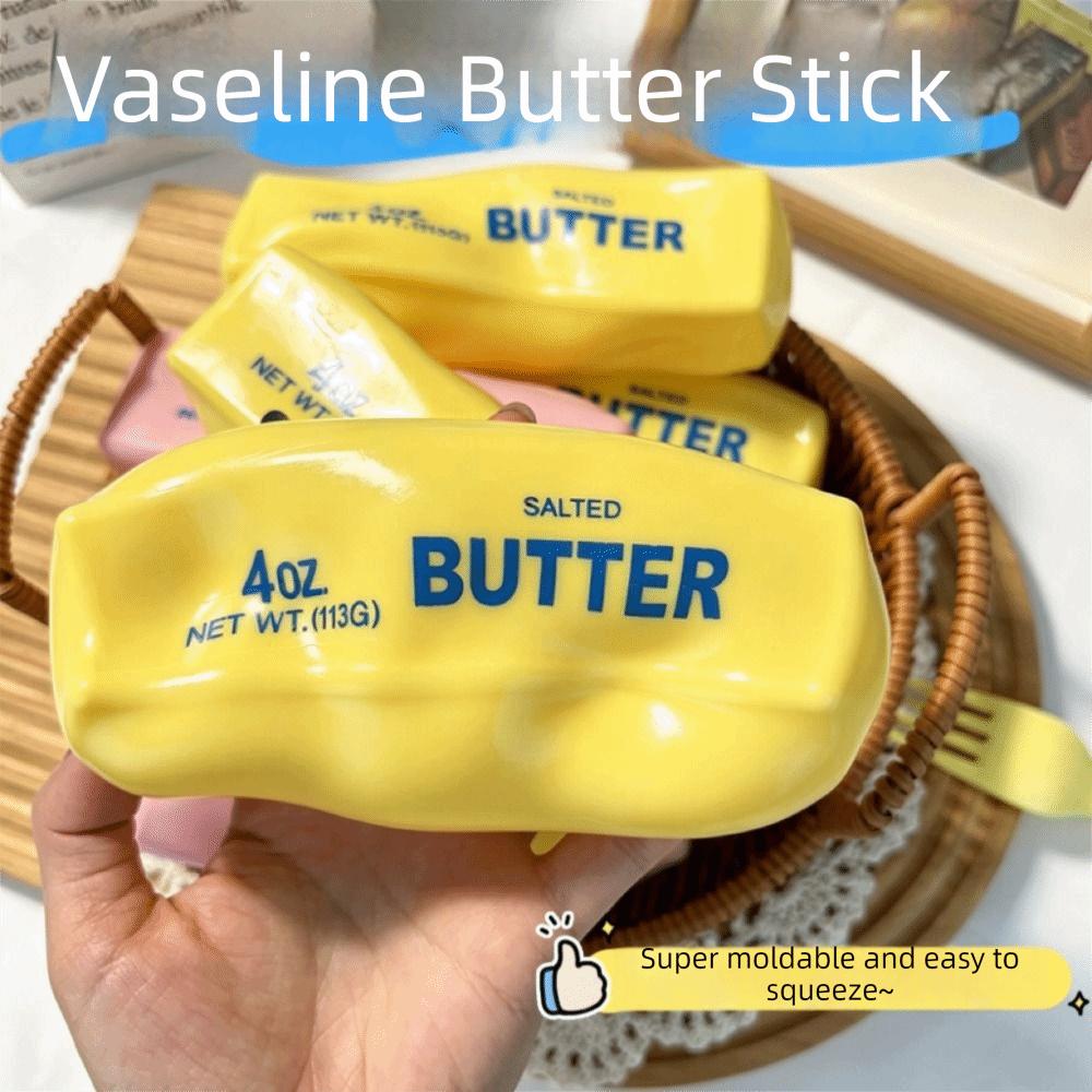 Realistic Butter Stick Squeezing Toy Plasticity Butter Stick Pinch Office Desk Toy