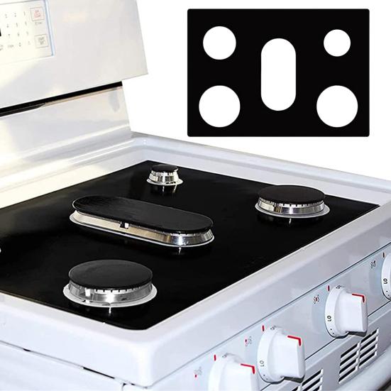 1/2 szt. Mata na kuchenkę gazową Łatwa do czyszczenia Nieprzywierająca Wielokrotnego użytku Pokrowiec Odporna na ciepło Mata ochronna na płytę kuchenną Niezbędnik kuchenny