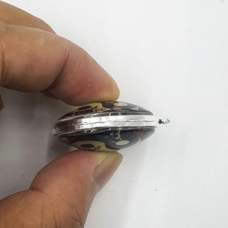 Double-Sided Red Wenchang Star Lord Pendant - Alloy Gold Exam Success Amulet