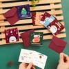 18pcs/set Miniature Christmas Envelopes, Greeting Cards Can Be Used for Birthdays Parties Christmas Blessing Small Card Messages