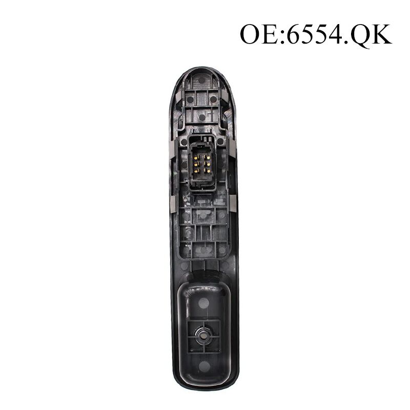 Power Window Single Switch Fit For Peugeot 207 2006-2017 Citroen C3, OE#6554QK 6554.QK Front Right Door Electric Window Lifter Control Button
