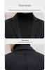 2024 Winter Men's Wool Cashmere Short Lapel Jacket - Double-Sided Nisi Collection for Middle-Aged