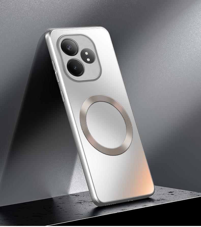Für OPPO Realme GT 6 6T Hülle Hart Matt Magnetisch Kabelloses Laden MagSafe Schutz-Rückseite Für Realme GT Neo 6Se GT6 Schale