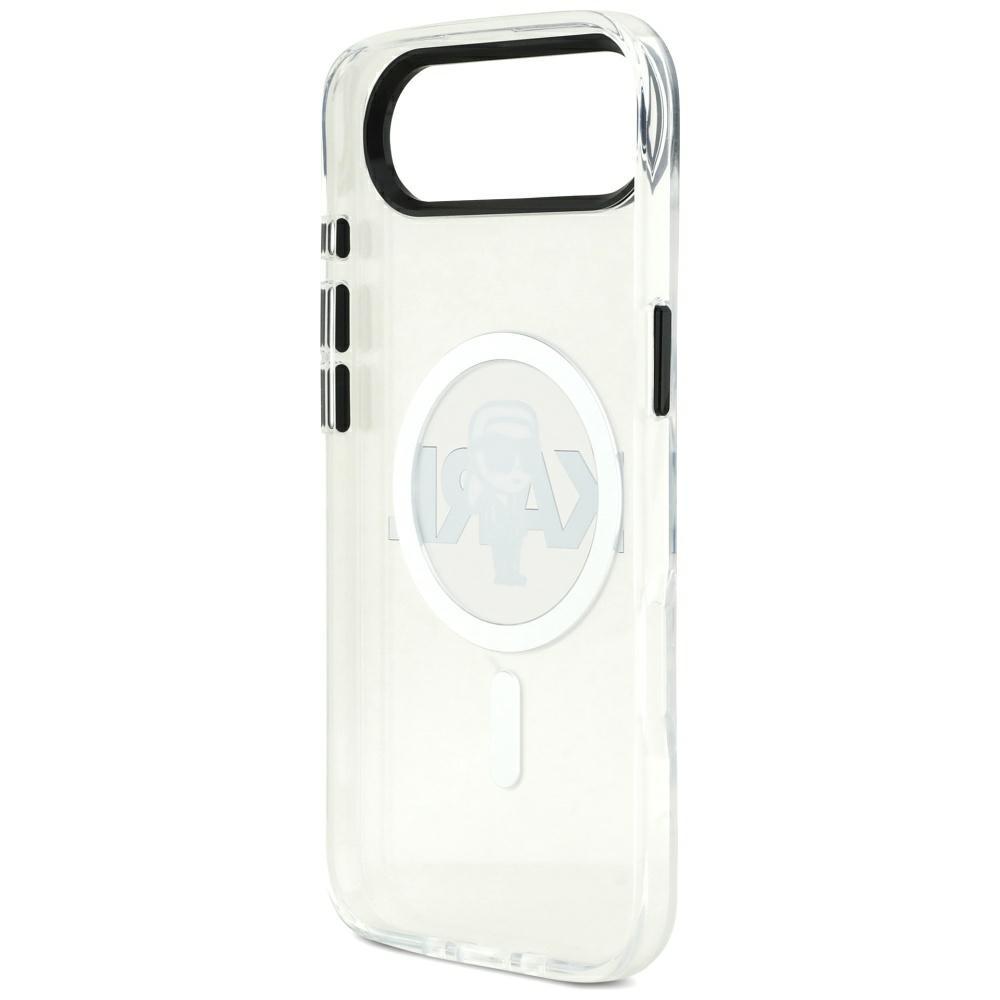 Karl Lagerfeld IML Karl Sketch Logo MagSafe Case for iPhone Air Clear