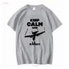 A 10 Warthog Keep Calm Brrrt T Shirt Vintage Washed Casual Slightly Stylish Comfortable Soft Unisex Versatile