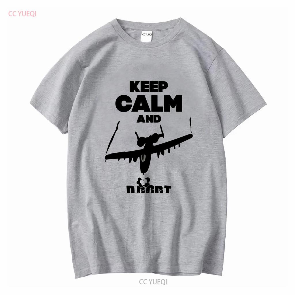 A 10 Warthog Keep Calm Brrrt T Shirt Vintage Washed Casual Slightly Stylish Comfortable Soft Unisex Versatile