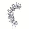 European and American light luxury simple ear clips temperament high sense without ear piercings silver alloy women's jewelry earrings earrings