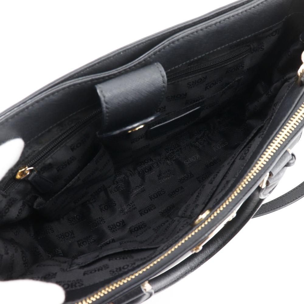 Michael Kors 2WAYShoulder Handbag 35S6GSOT2L black leather Women Used