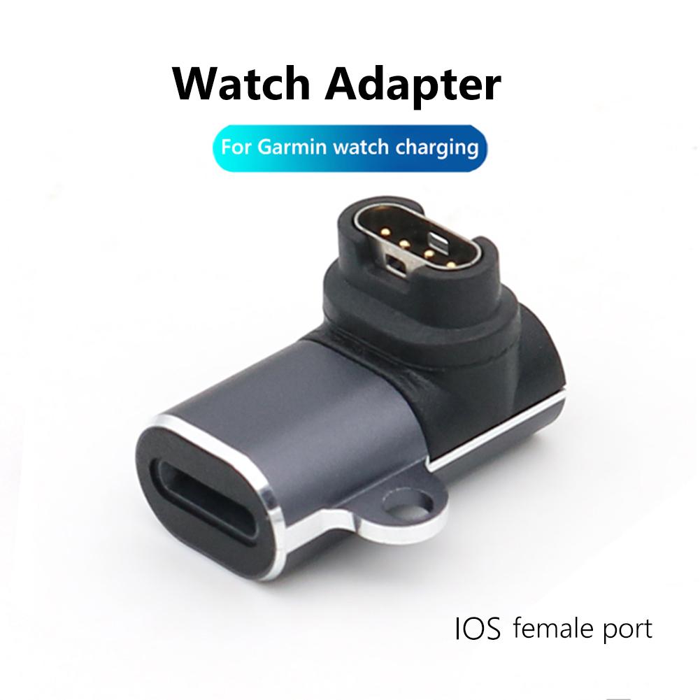Charging Cable for Garmin Fenix 7/7S/7X/6/6S Forerunner 745 Venu Instinct Micro USB Type C 8Pin Watch Charger Adapter Converter