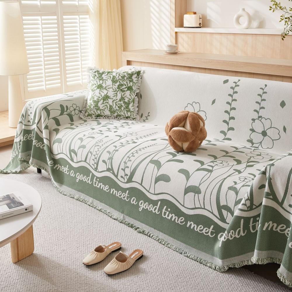 

Funda Sofa Home Chenille Flowers Sofa Mat Throw Blankets All-season Camping Picnic Blanket Cover Sofa Cover