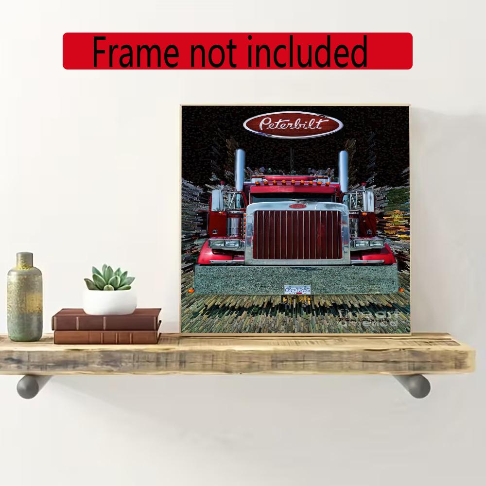 Kenworth 5D Diy Diamond Painting Round Diamond Mosaic Suitable For Beginners Diamond Painting Rhinestones Gift Frameless