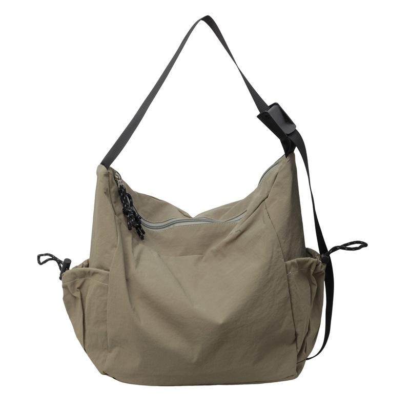 New Large-capacity Korean Version, Lazy Style Fashion Shoulder Bag, Casual Commuting, Simple and Versatile, Light and Trendy Messenger Bag