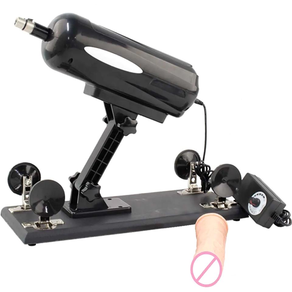 Automatic Telescopic Sex Machine Thrust Dildo Machine with Big Dildo for Men and Women Masturbation Sex Toys