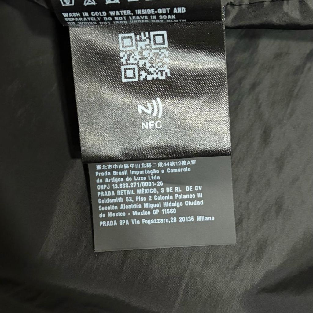 Used PRADANylon jacket black Nylon mens