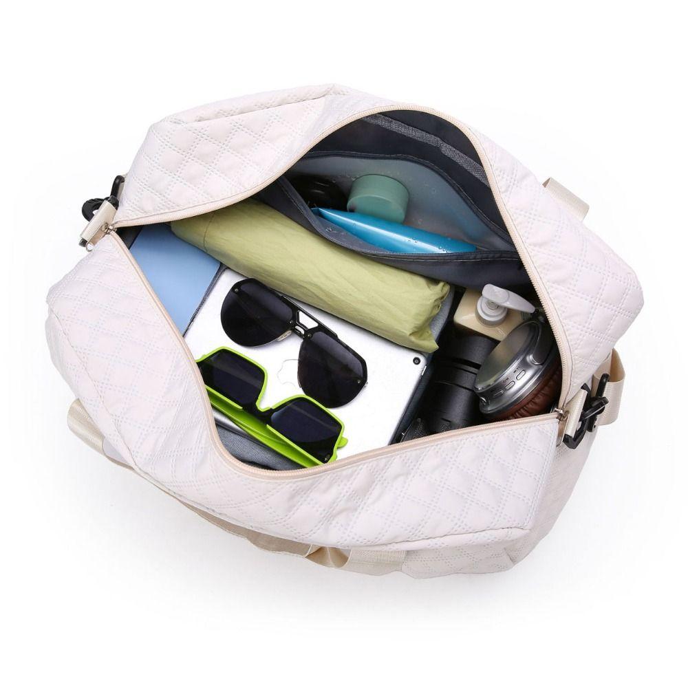 Wet Dry Separation Carry On Travel Bag Oxford Travel Tote Bag Portable Storage Handbag Outdoor