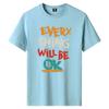 M-6XL Pure Cotton Mens Short-sleeved T-shirt Round Neck Boy Casual Tee Shirt