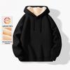 Men's Lambswool Hoodie - Plus Velvet, Thick, Loose Fit, Cold-Resistant, Hooded Jacket for Teens (Autumn/Winter)