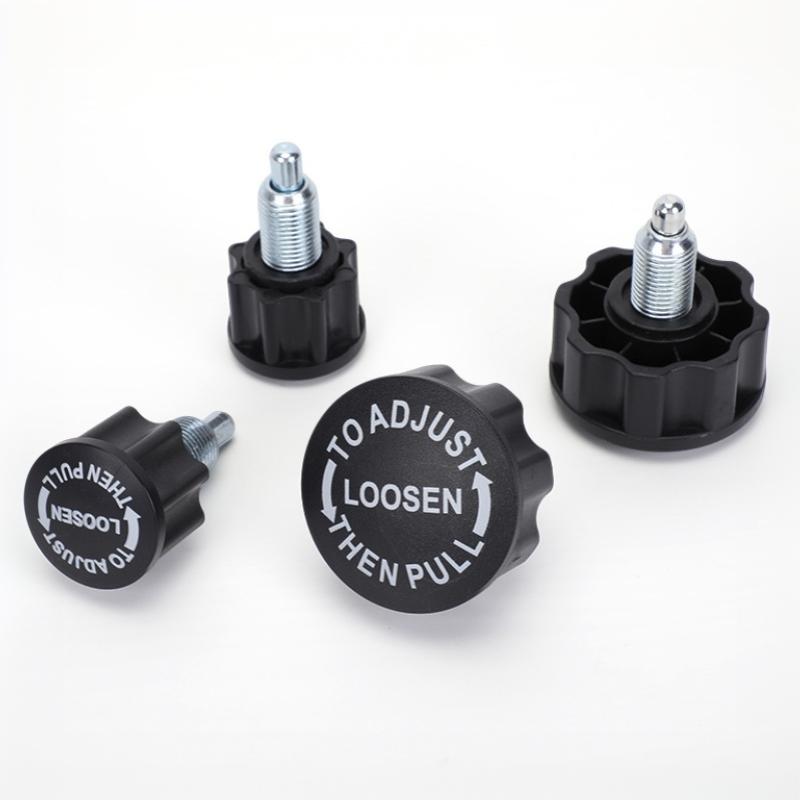 Quick Insert Plum Shaped Locking Knob Sturdy Non-Slip Grip Steel Thread for Auto Maintenance Repair Use