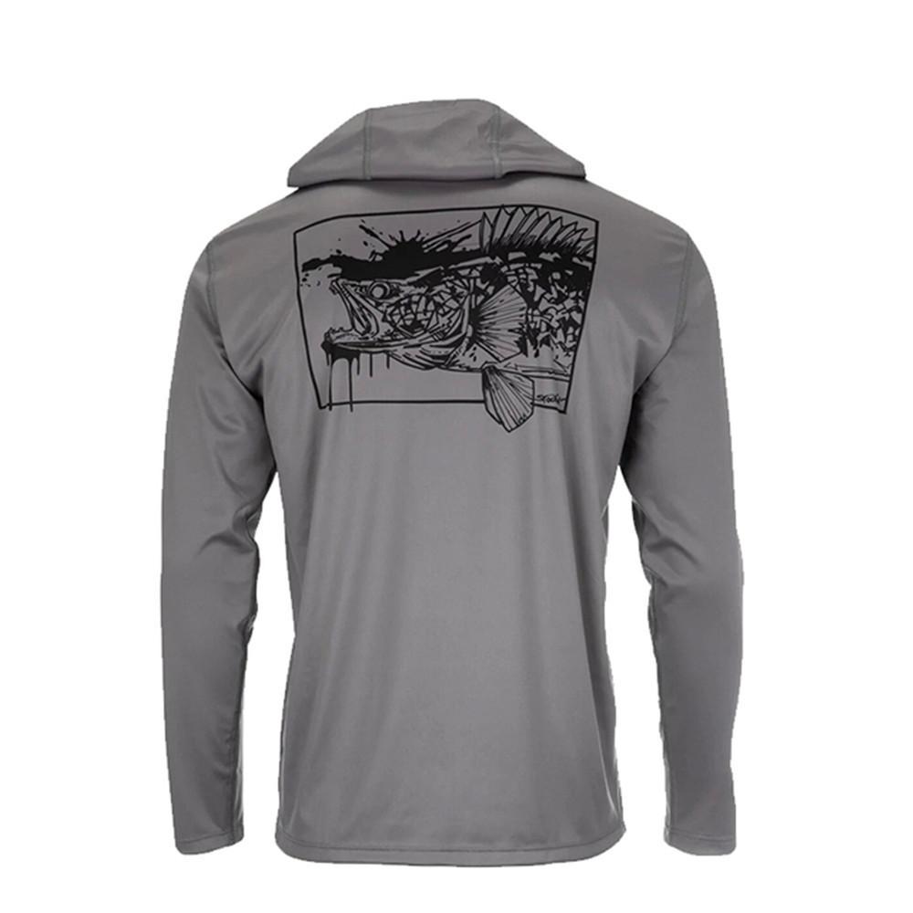 SIMMS Men's and Women's Quick-Drying Clothes Sunscreen Shirts Fishing Suits Long Sleeves Full Print T-Shirts Luya Fishing Suits