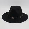 Simple Ethnic Style Headband Retro Top Hat Direct Supply Jazz Cowboy Hat